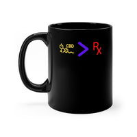 This simple statement says it all, CBD = cures, Rx = dependents.    Whether you’re the Wake & Bake type, A 4:20 Smoker or a Midnight Toker. You’ll always be making a statement with these 11oz. Mugs.