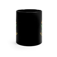 Weed 3:16 (Leaf) Black Mug