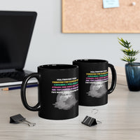 Psalms 23:4 Black Mug