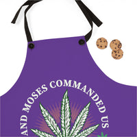 Moses Commanded (Purple) Apron