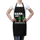 Mark 4:20 Bring Forth (Black) Apron