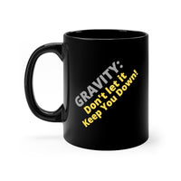 Gravity Black Mug