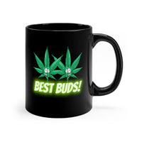 Best Buds Black Mug