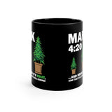 Mark 4:20 Bring Forth Black Mug