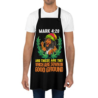 Mark 4:20 Lion (Black) Apron