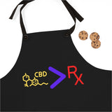 CBD>Rx (Black) Apron