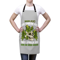 Mark 4:20 Skull (Gray) Apron