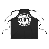 Refrigerator Run (Black) Apron