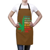 Weed 3:16 (1/2 Leaf) (Brown) Apron