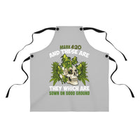 Mark 4:20 Skull (Gray) Apron