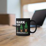 Mark 4:20 Bring Forth Black Mug