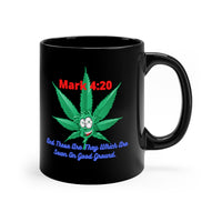 Mark 4:20 (Original) Black Mug