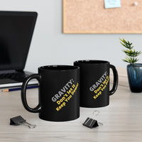 Gravity Black Mug