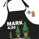 Mark 4:20 Bring Forth (Black) Apron