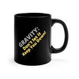 Gravity Black Mug