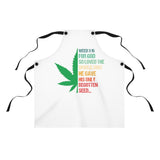 Weed 3:16 (1/2 Leaf) (White) Apron