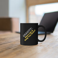 Gravity Black Mug