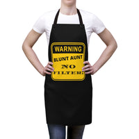 Blunt Aunt (Black) Apron