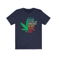 Weed 3:16 (1/2 Leaf) Short Sleeve Tee