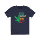 Weed 3:16 (1/2 Leaf) Short Sleeve Tee