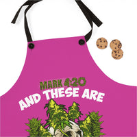 Mark 4:20 Skull (Berry) Apron