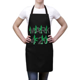 Mark 4:20 Leaves (Black) Apron