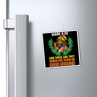 Mark 4:20 Lion Magnets