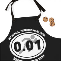 Refrigerator Run (Black) Apron