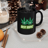 Best Buds Black Mug