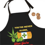 Never Alone (Black) Apron