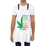 Weed 3:16 (1/2 Leaf) (White) Apron