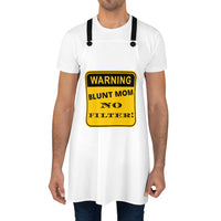 Blunt Mom (White) Apron