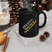 Gravity Black Mug