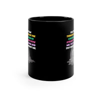 Psalms 23:4 Black Mug