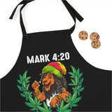 Mark 4:20 Lion (Black) Apron