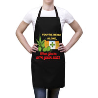 Never Alone (Black) Apron